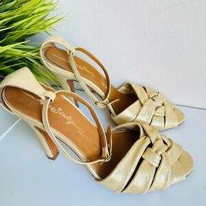 Miss Sixty | Leather Gold Sandals